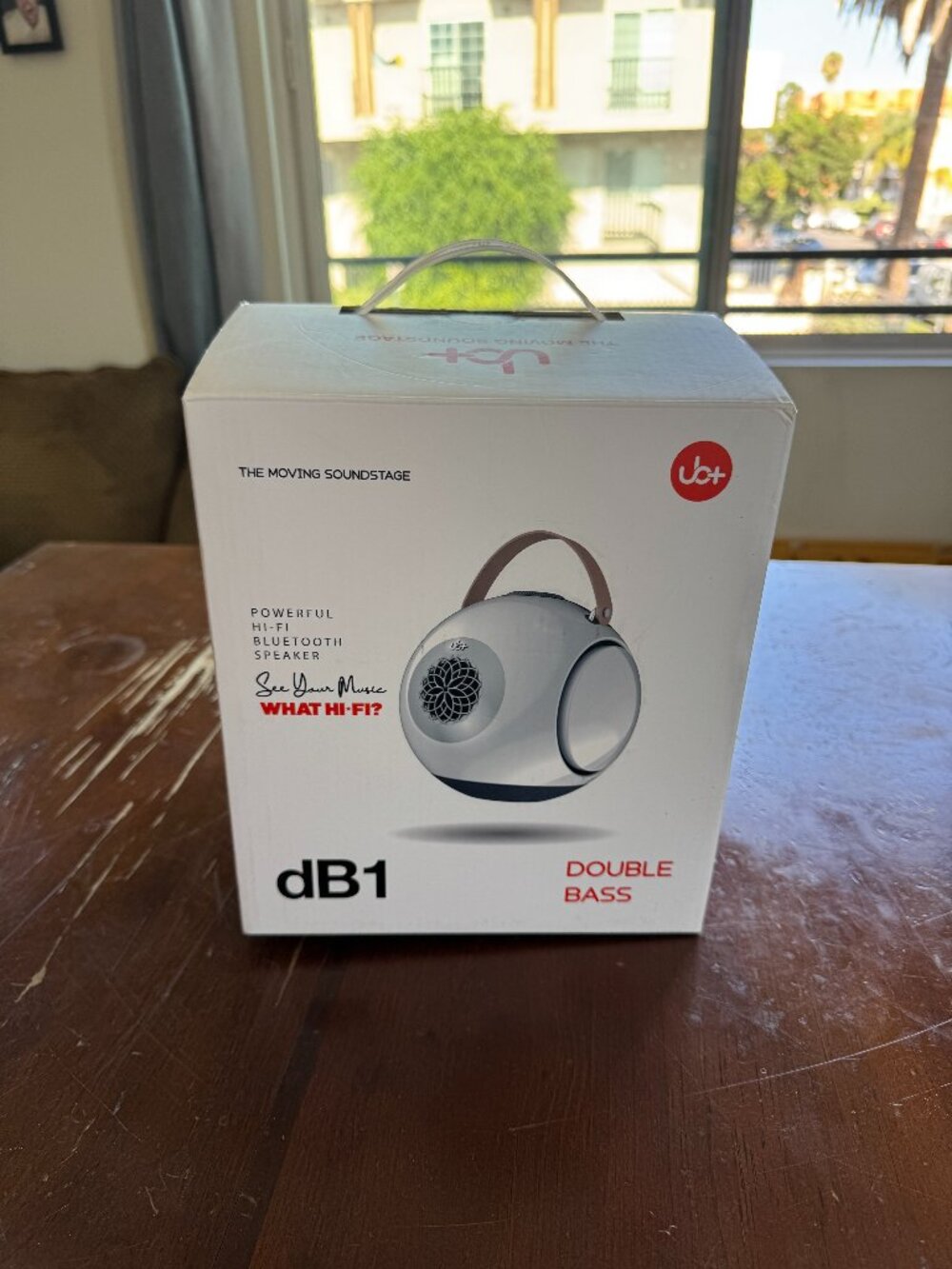UB+ dB1 doubleBASS Bluetooth Speaker - Metallic Grey - New/Sealed